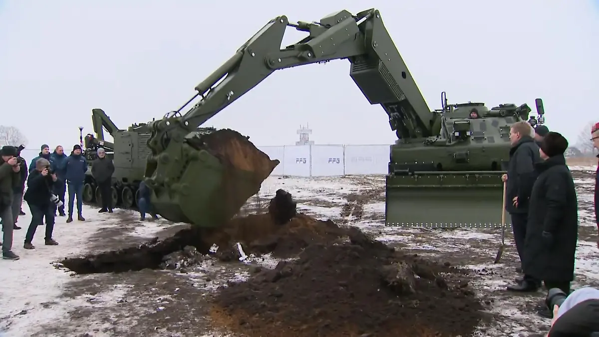 Hier sollen bald Panzer gebaut werden Für die Bundeswehr