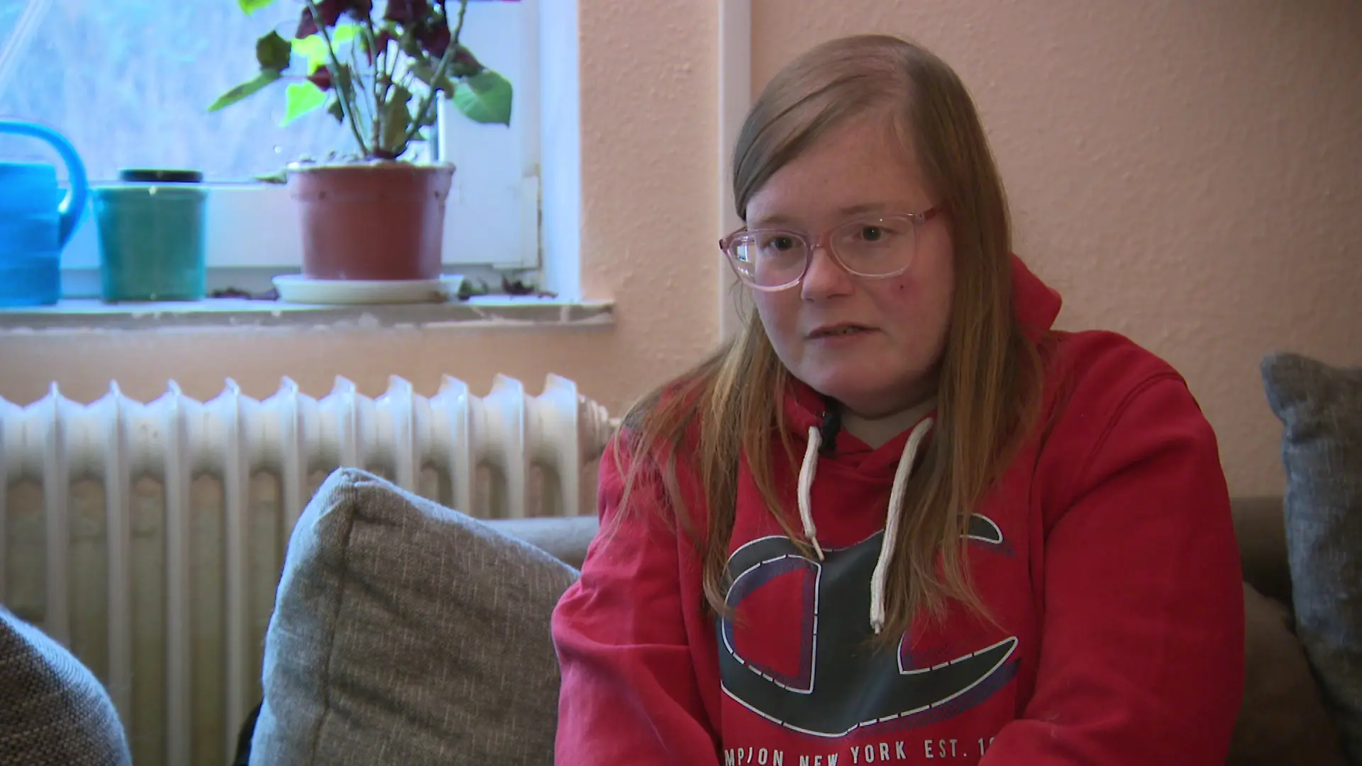 Melanie H. im Gespräch mit RTL.