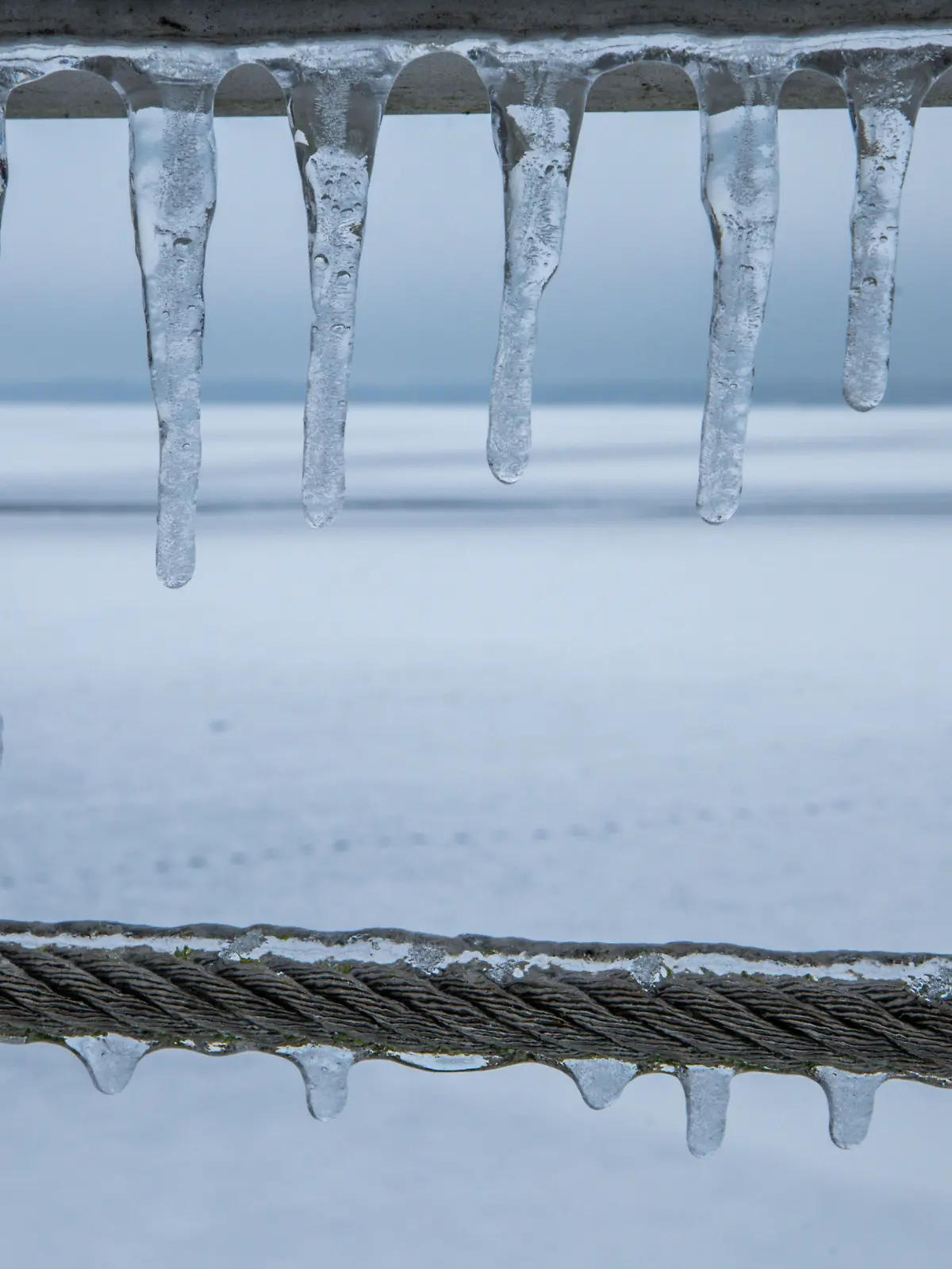 Winterwetter in der Seenplatte