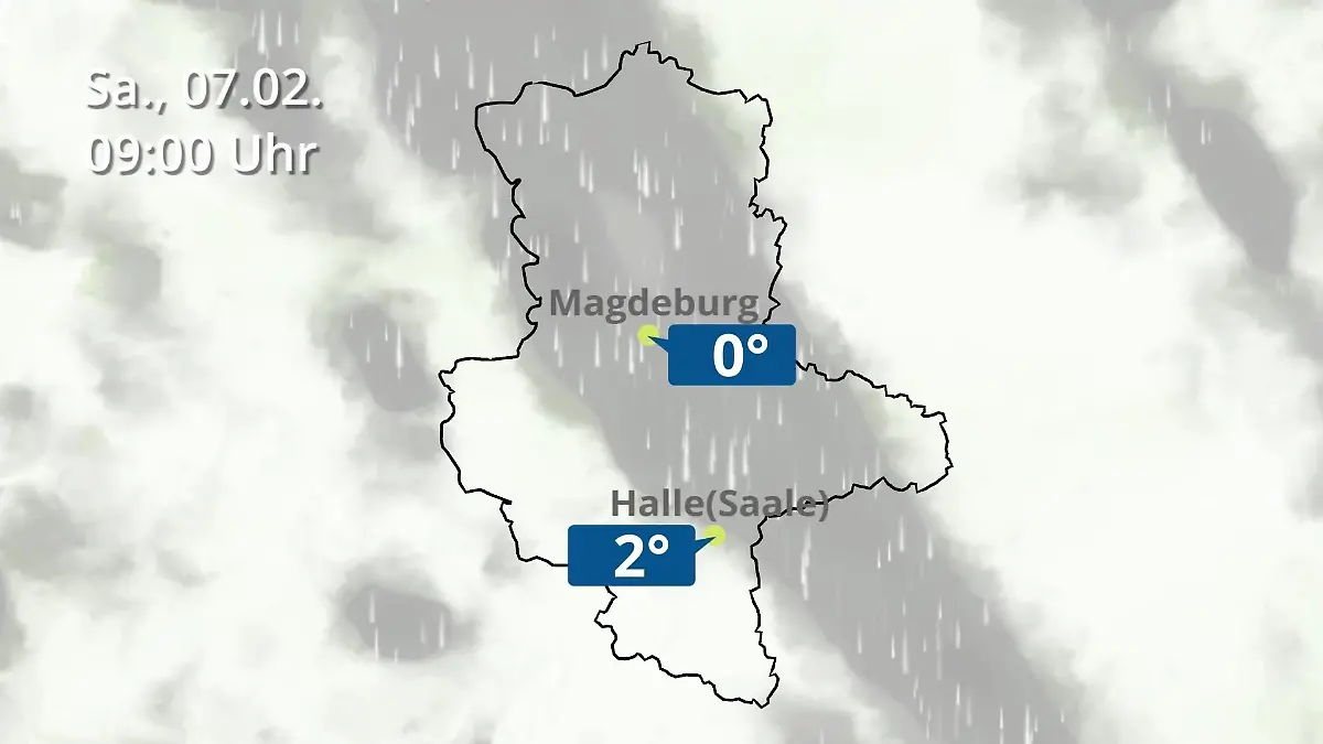 Sachsen-Anhalt: Wie wird das Wetter? Regen und Wolkenfilm für Halle und Magdeburg