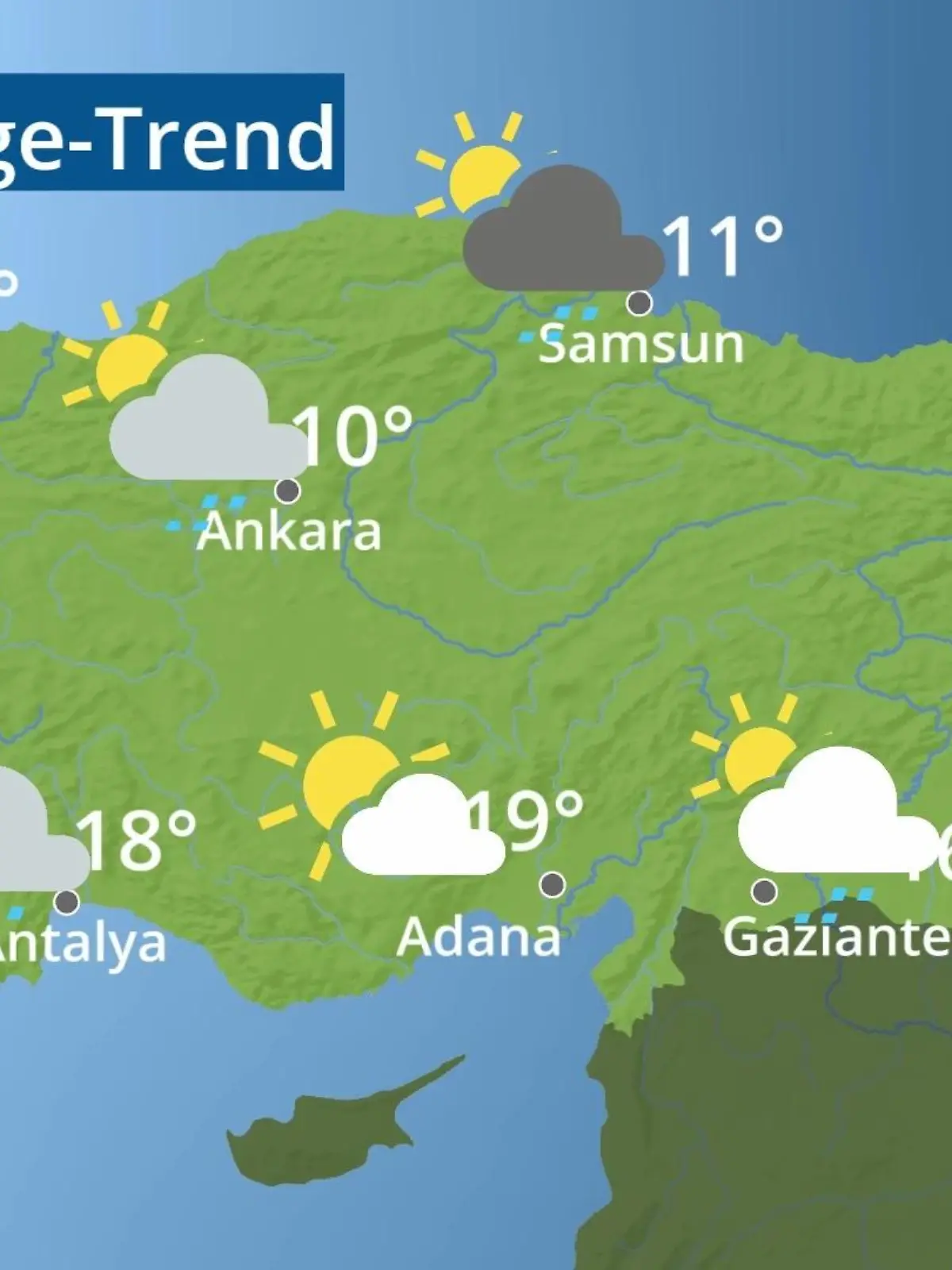 Bild zu: "Türkei: Wie wird das Wetter?"