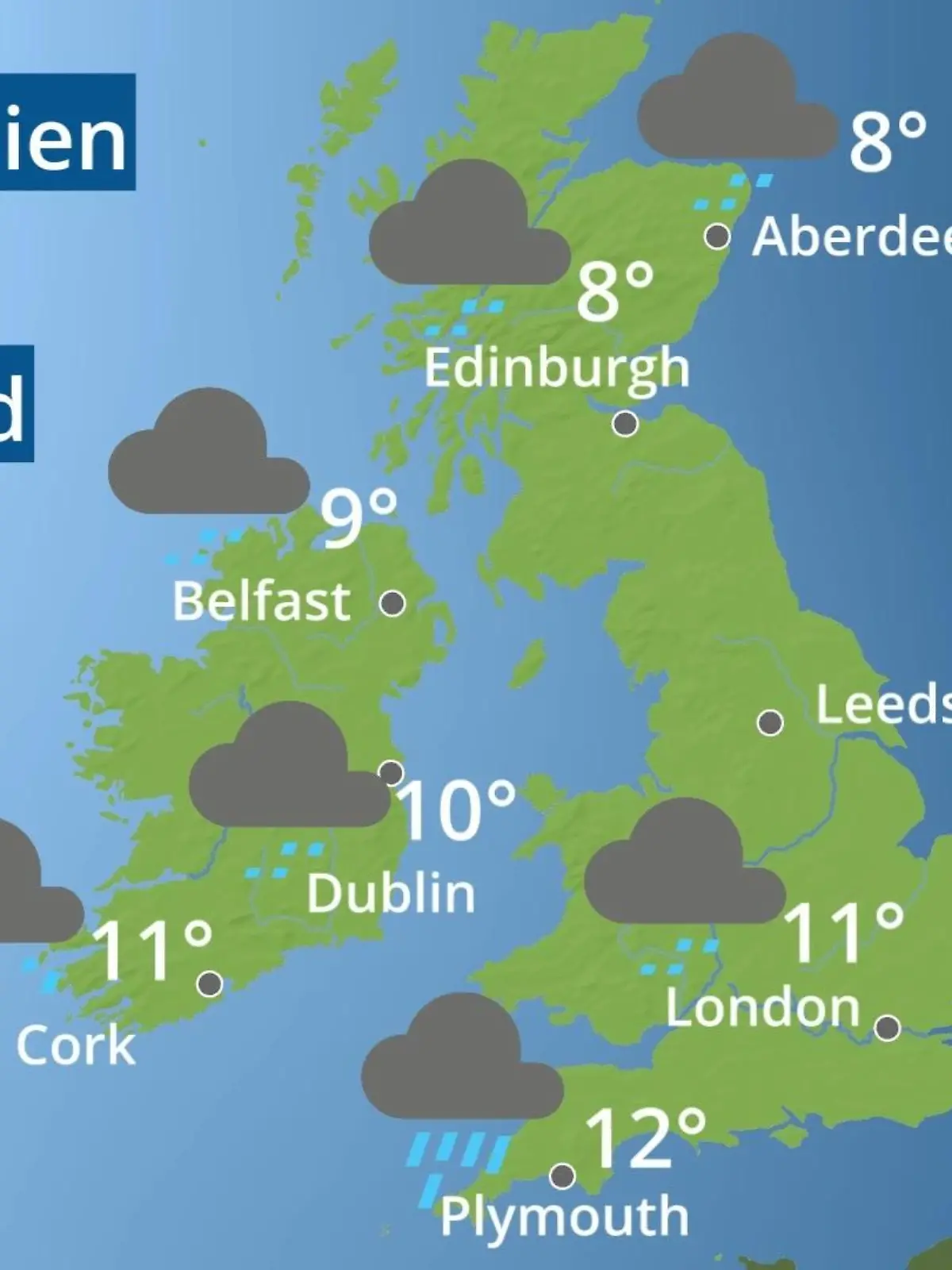 Bild zu: "England, Schottland, Wales: Wie wird das Wetter?"