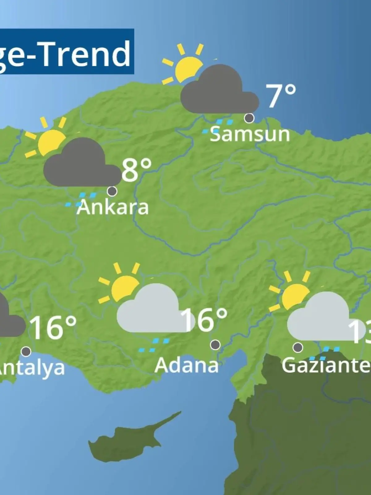 Bild zu: "Türkei: Wie wird das Wetter?"