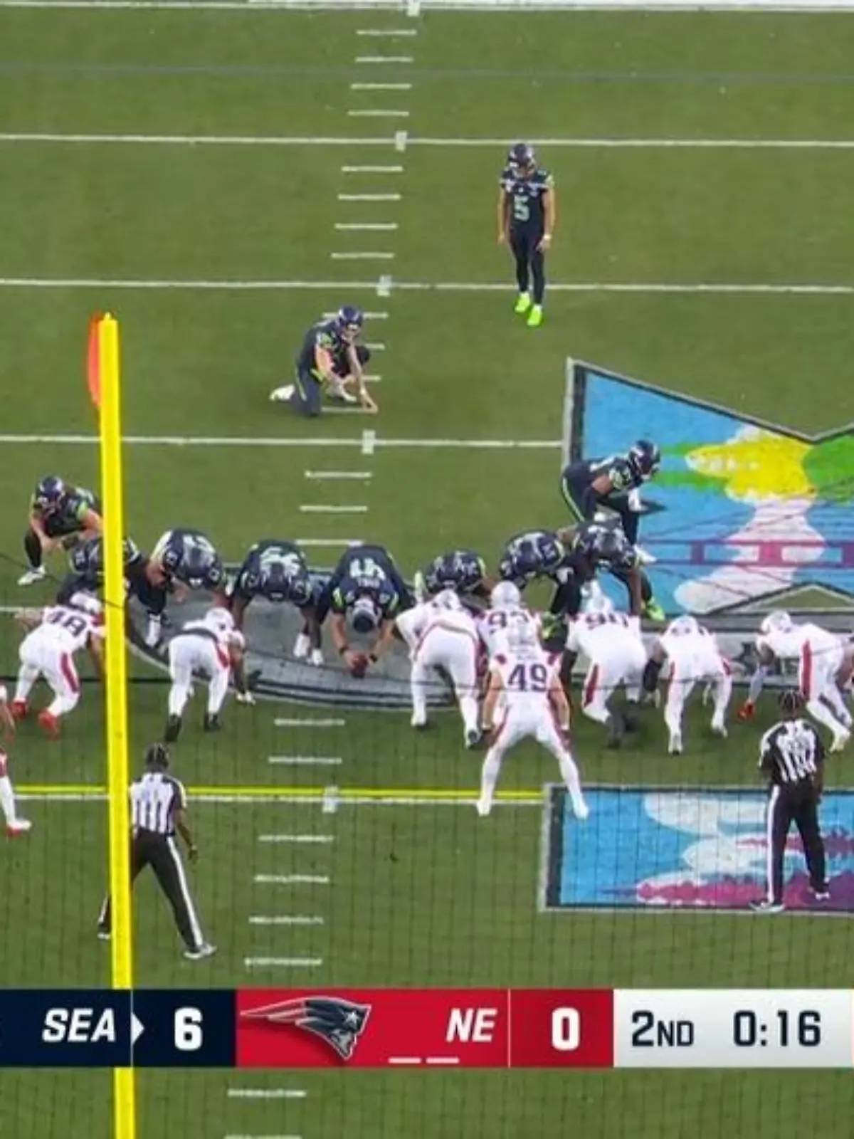 Bild zu: "Kurz vor der Halbzeit – Seahawks erhöhen auf 9:0"