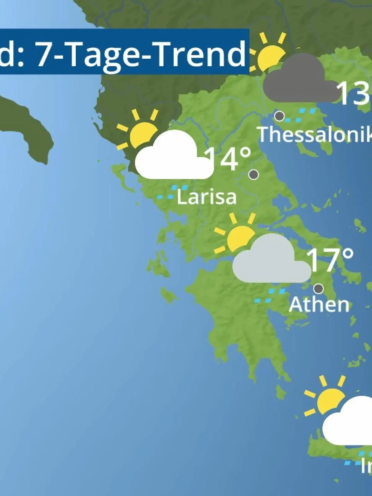Bild zu: "Griechenland: Wie wird das Wetter?"