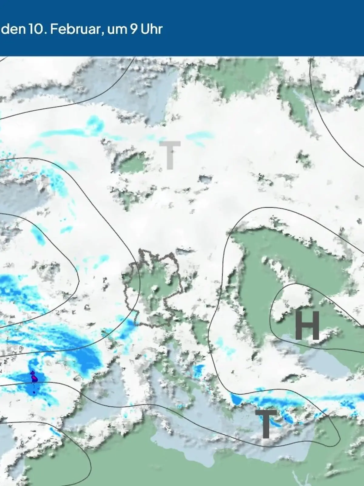 Bild zu: "Die Wetterlage der kommenden 5 Tage"