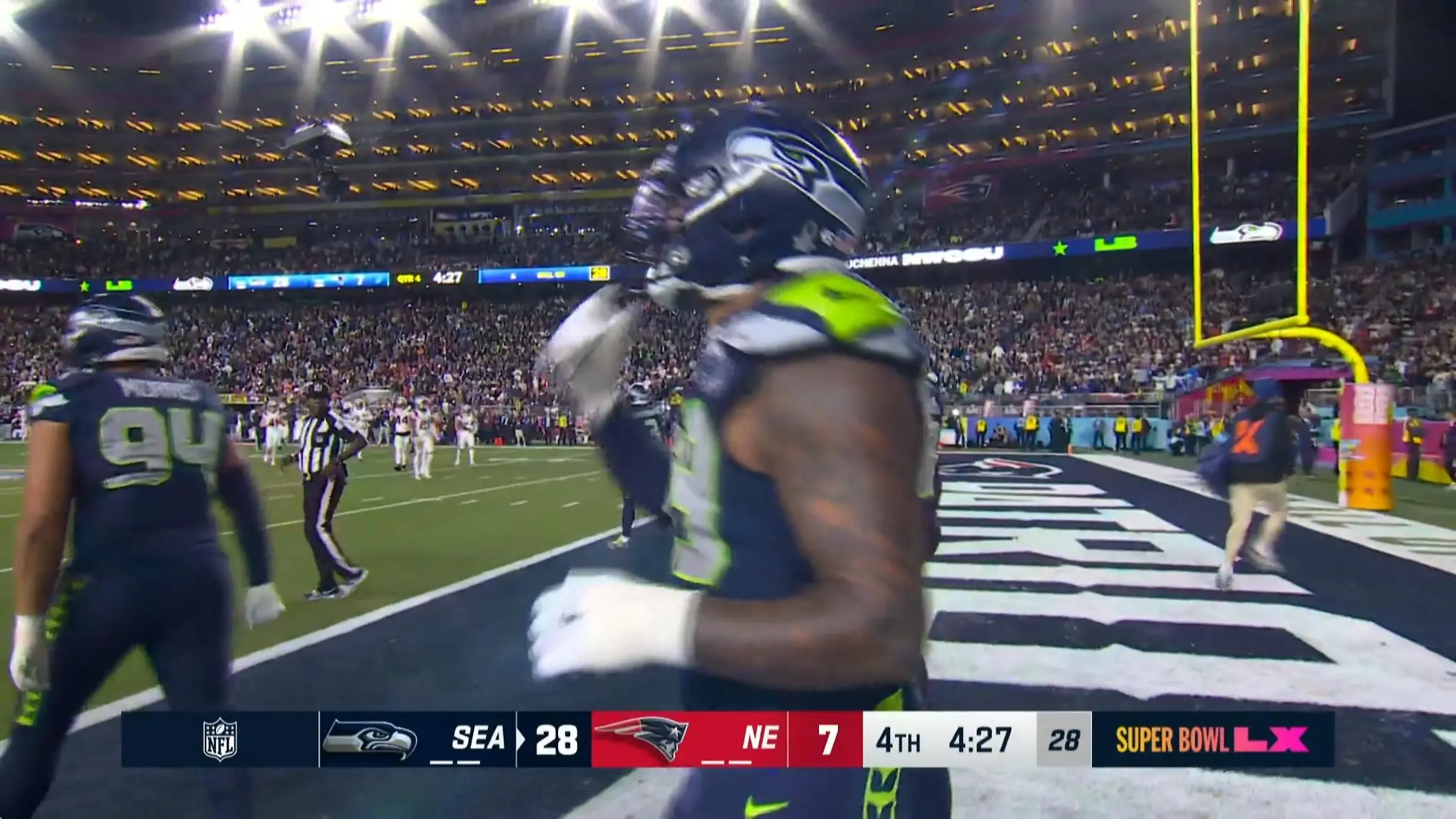 Sensations-Touchdown bringt Seahawks auf die Siegerstraße Super Bowl 2026
