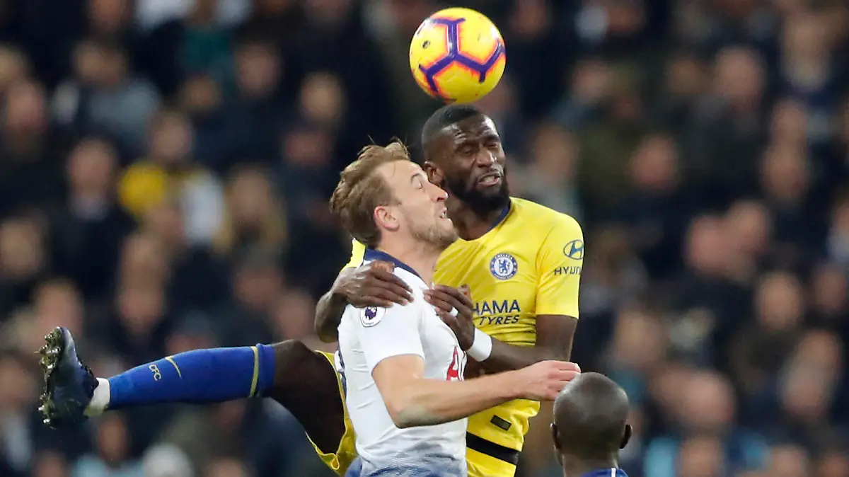 Antonio Rüdiger und Harry Kane