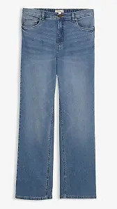 Loose Straight Jeans High Waist