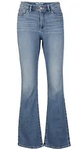 Bootcut Jeans Mid Waist, Bio-Baumwolle