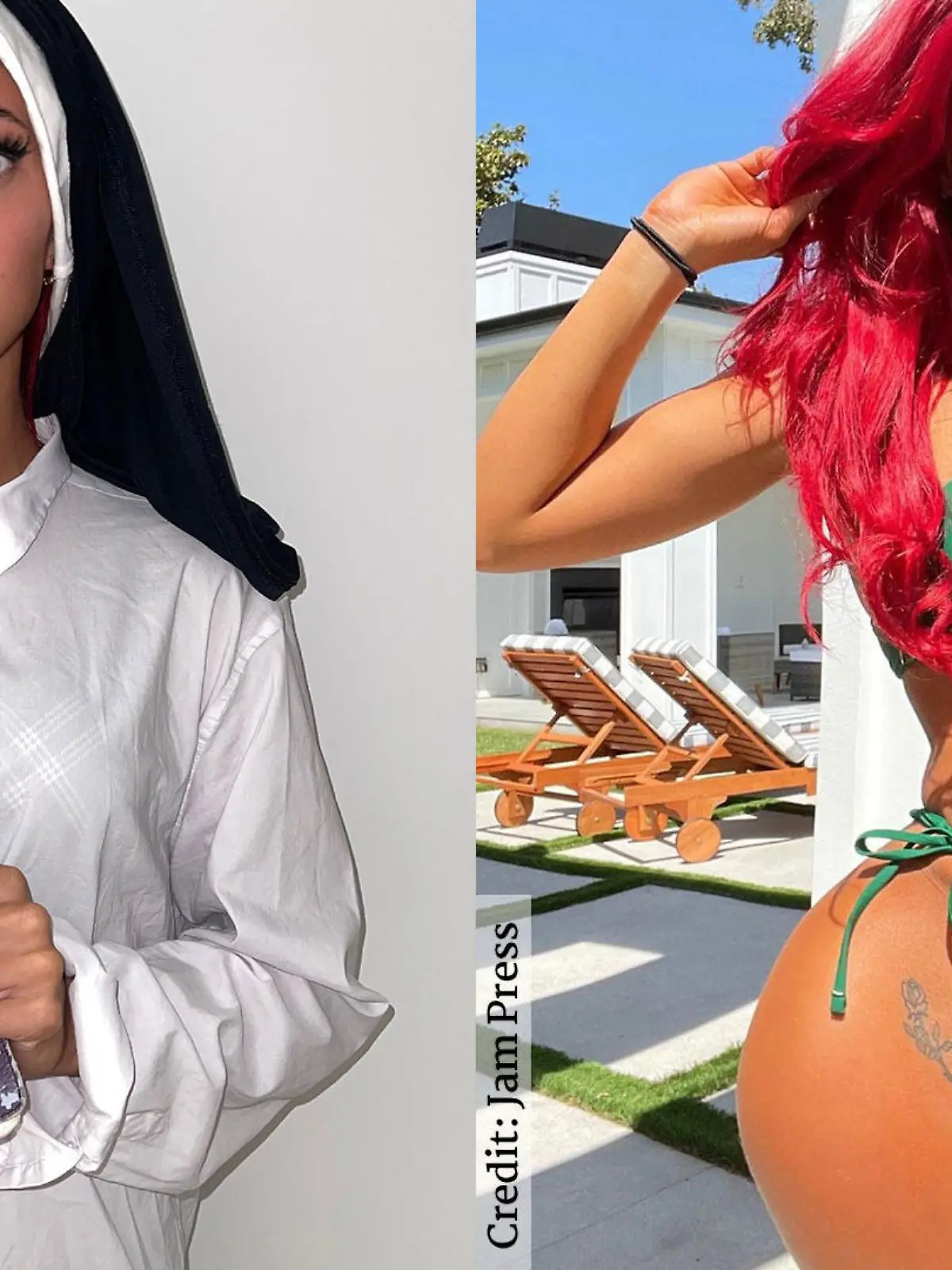 Nala Ray: Die Pastorentochter verdient ihr Geld mit sündigen Fotos.