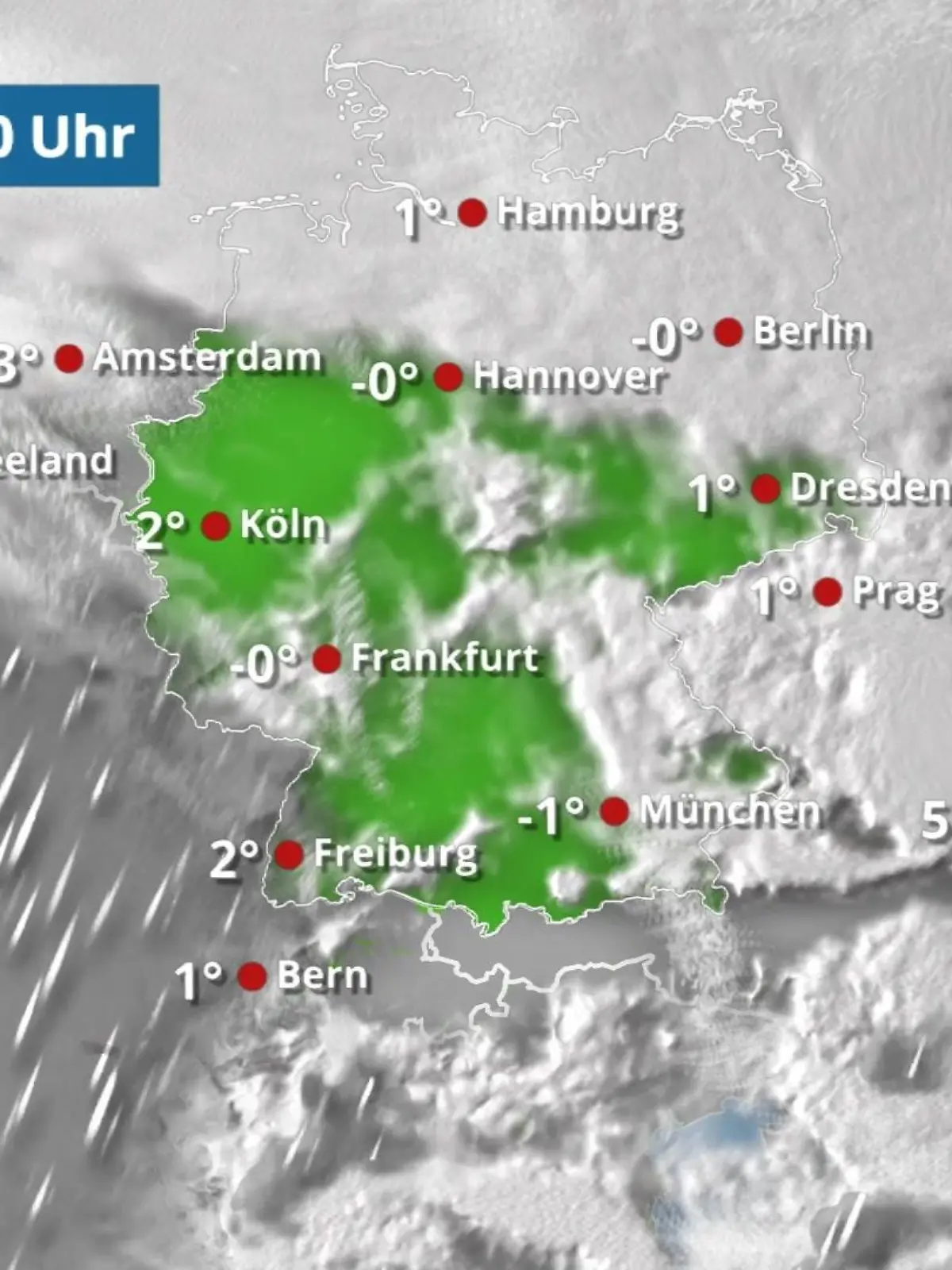 Bild zu: "Wolken ziehen über Deutschland ab"