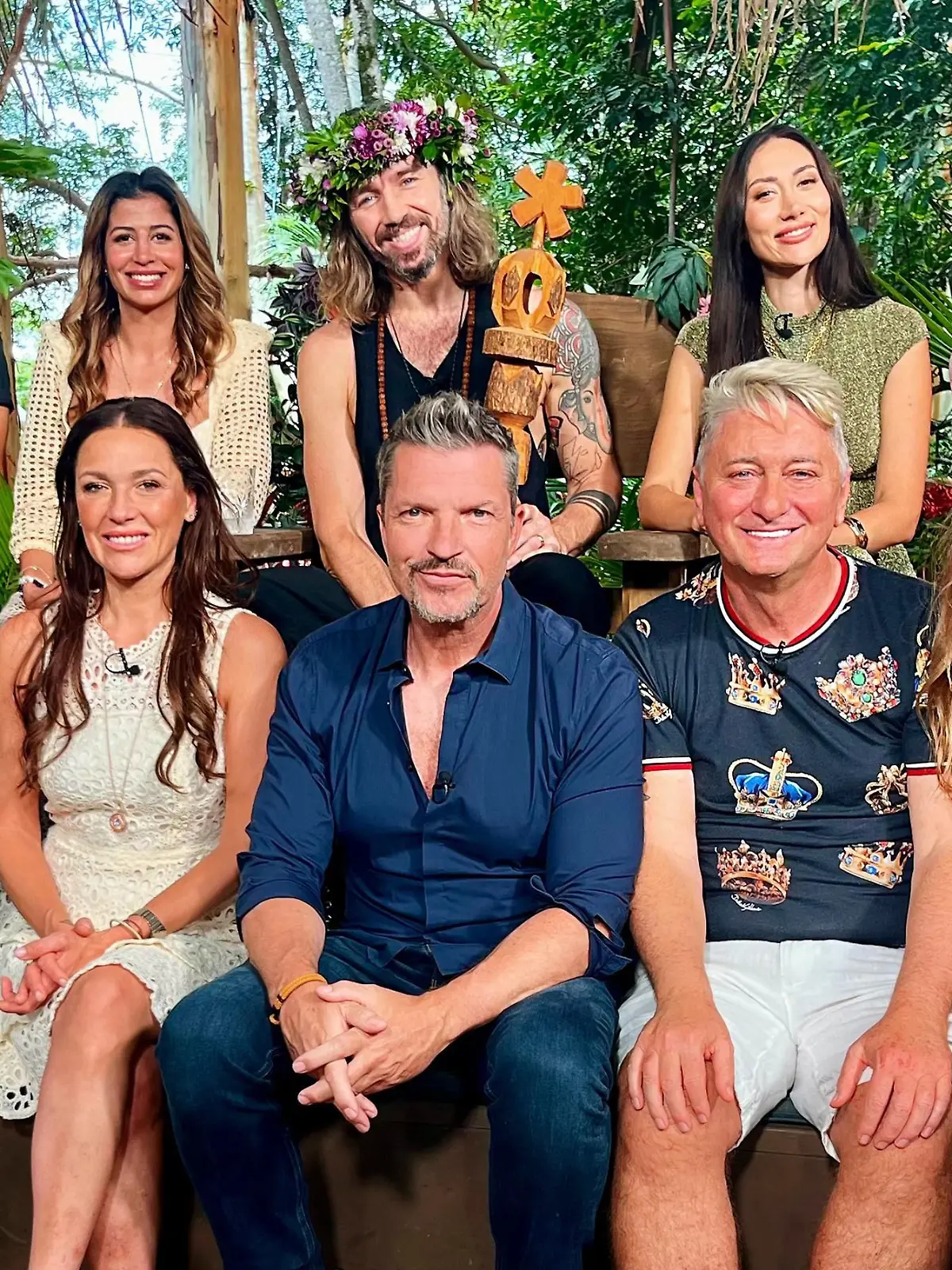 V.l.: Stephen Dürr, Patrick Romer, Mirja du Mont, Eva Benetatou, Simone Ballack, Gil Ofarim, Hardy Krüger, Samira Yavuz, Hubert Fella, Ariel, Nicole Belstler-Boettcher, Umut Tekin