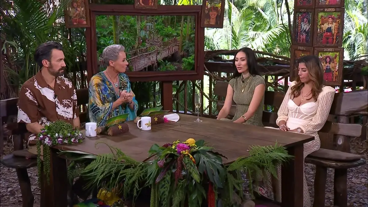 Samira und Eva sprechen beim Dschungelcamp-Wiedersehen nochmals über ihren Streit - und streiten sich dann erneut.
