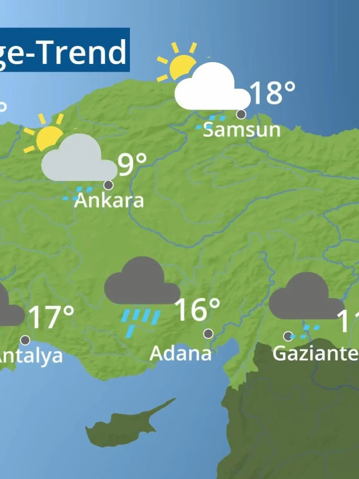 Bild zu: "Türkei: Wie wird das Wetter?"