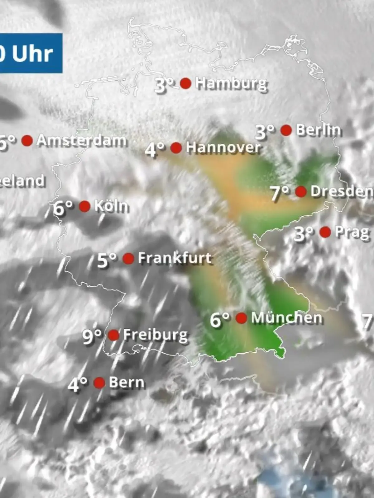 Bild zu: "Von Westen Regen, sonst teils länger freundlich und trocken"