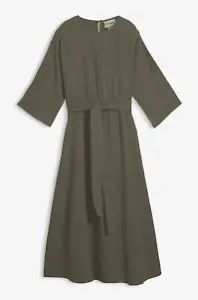 Midikleid aus weicher Baumwolle