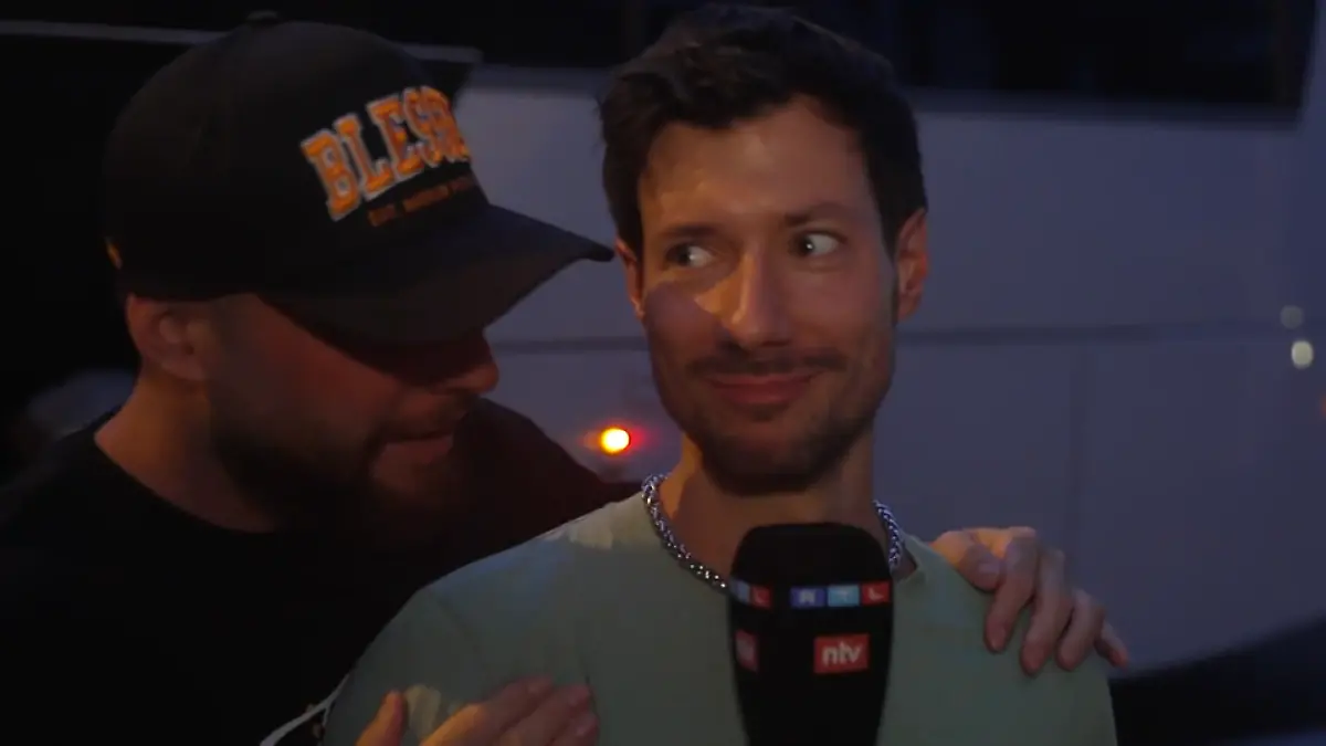 Sebastian Klimpke und Umut Tekin hatten außerhalb des Dschungels eine gute Zeit 