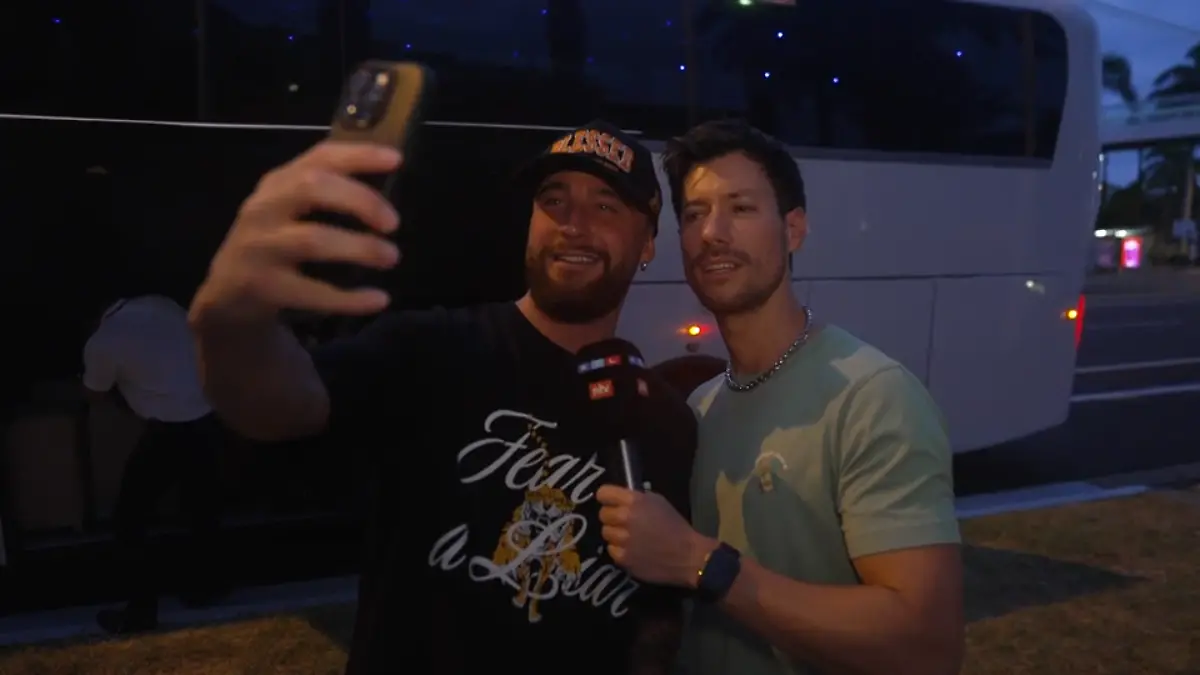 Sebastian Klimpke und Umut Tekin hatten außerhalb des Dschungels eine gute Zeit 