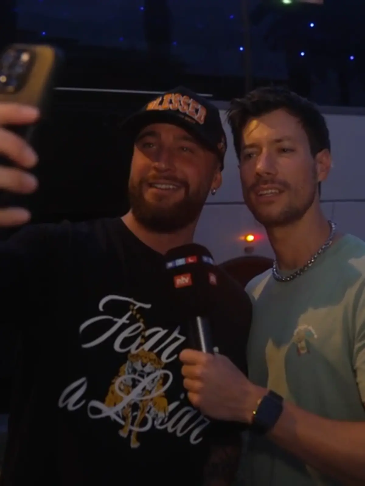 Sebastian Klimpke und Umut Tekin hatten außerhalb des Dschungels eine gute Zeit 