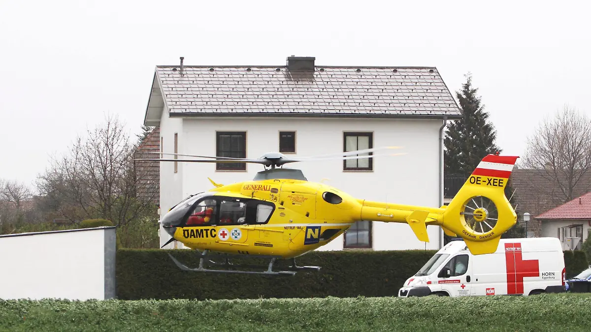 ÖAMTC Rettungshubschrauber Christophorus im Einsatz