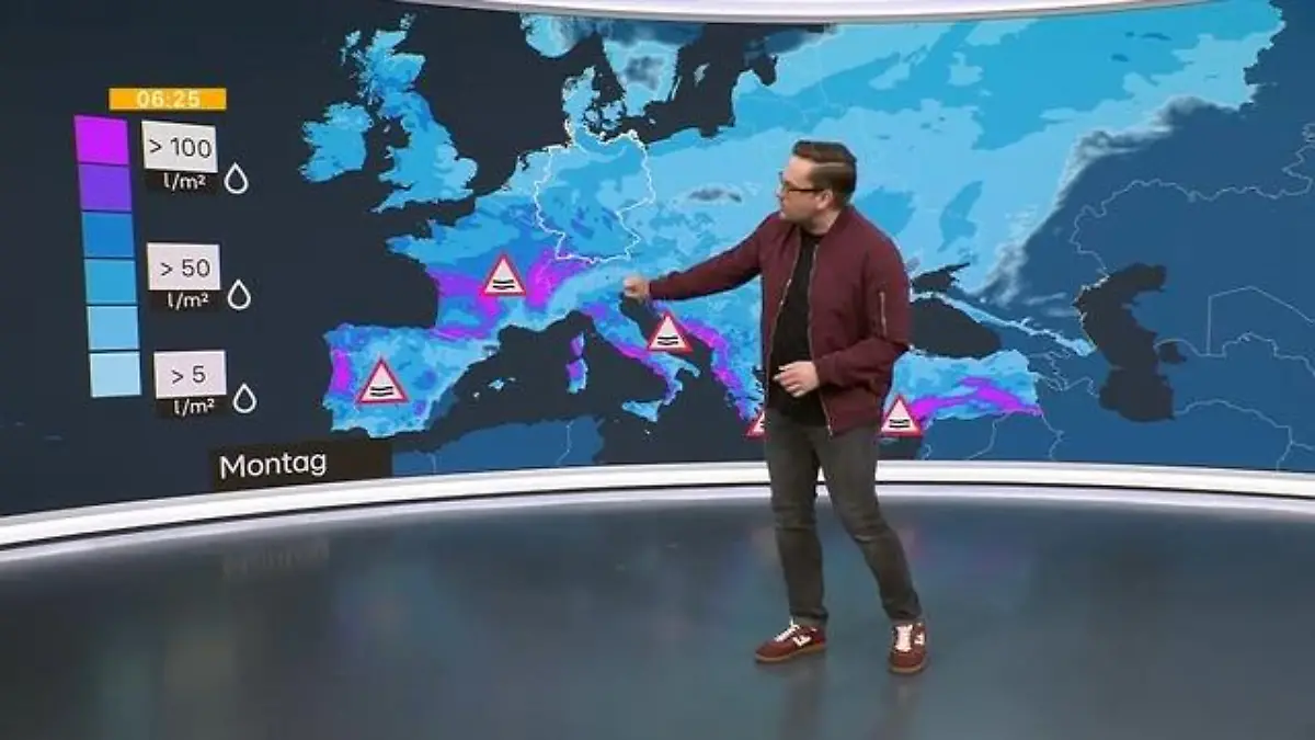 Über 2500 Liter Liter Regen - schwere Unwetter Europa! Südspanien extrem nass