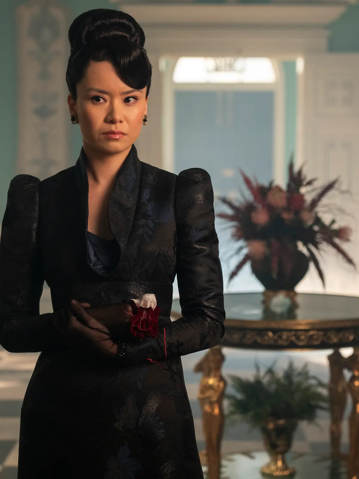 Katie Leung in „Bridgerton” als Araminta Gun 