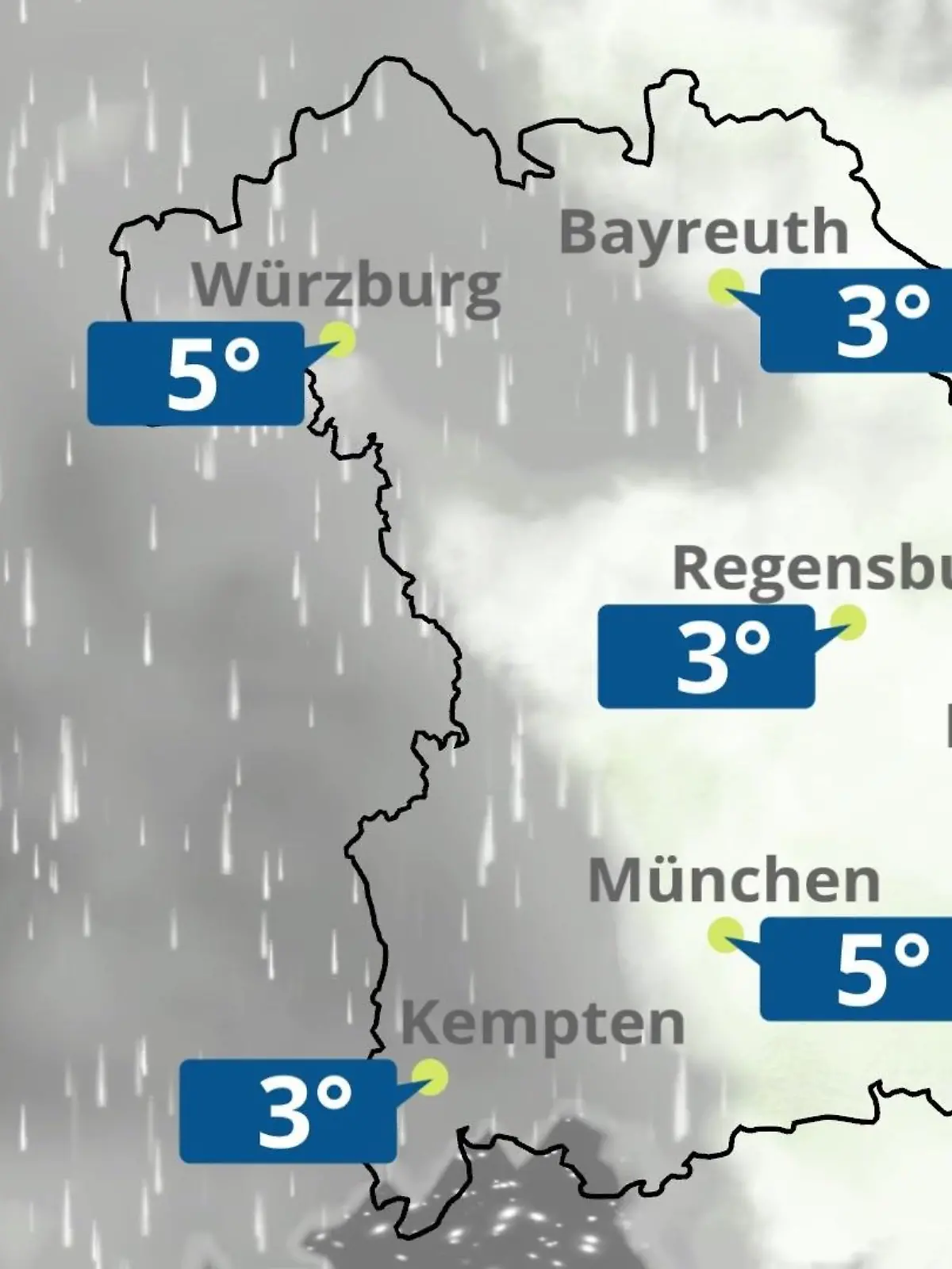 Bild zu: "Bayern: Wie wird das Wetter?"