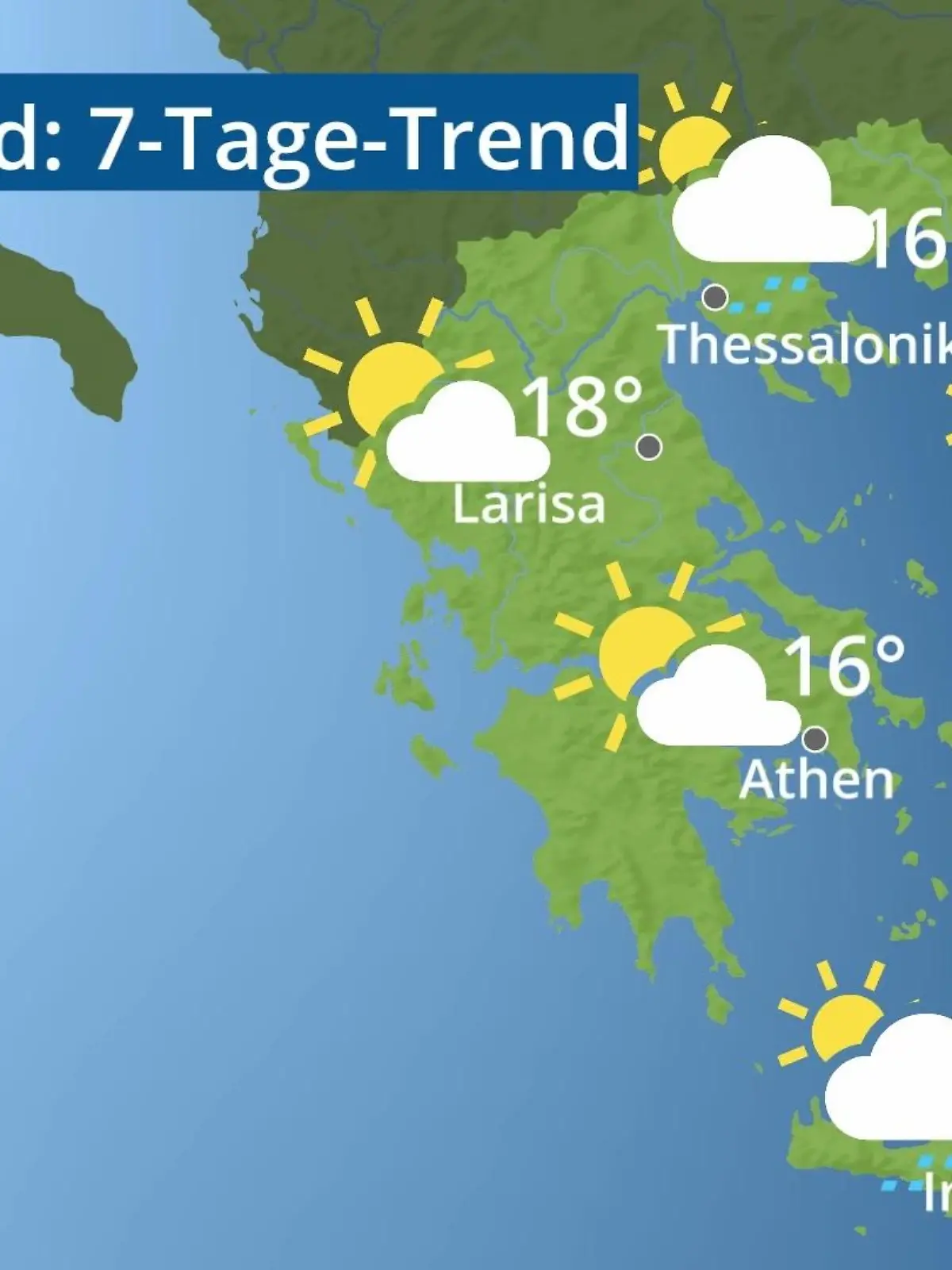 Bild zu: "Griechenland: Wie wird das Wetter?"