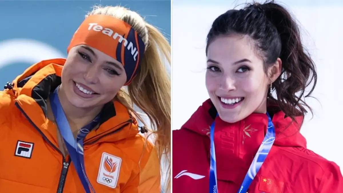 Jutta Leerdam (li.) und Eileen Gu mischen Olympia auf