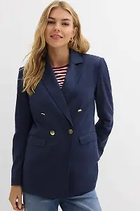 Relaxed-Blazer in Dunkelblau