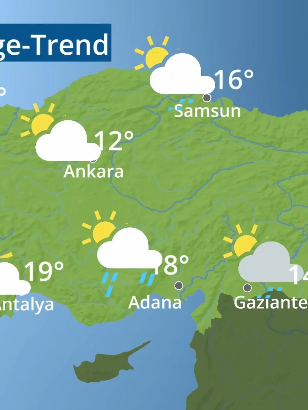 Bild zu: "Türkei: Wie wird das Wetter?"