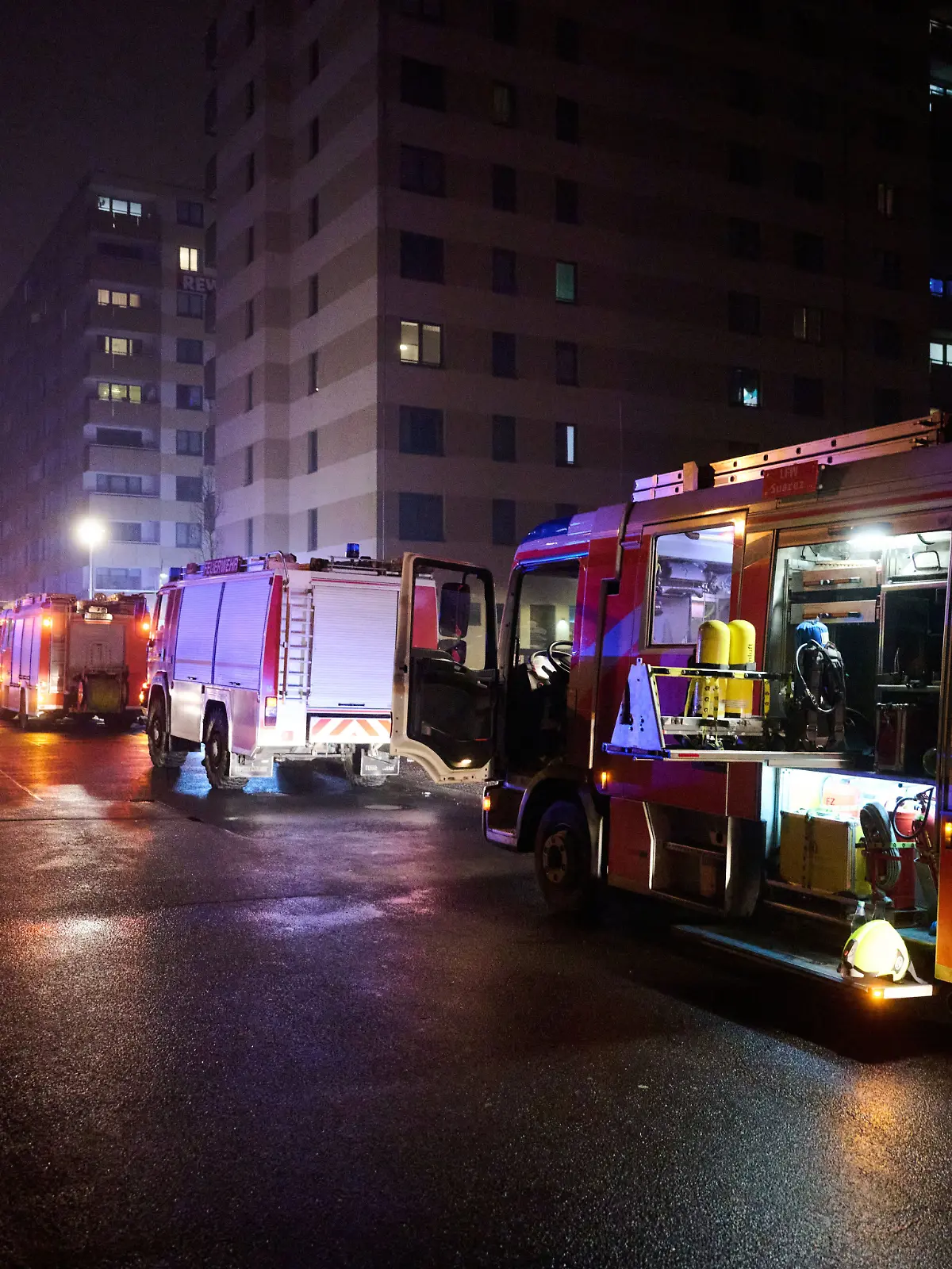 Hochhausbrand in Berlin