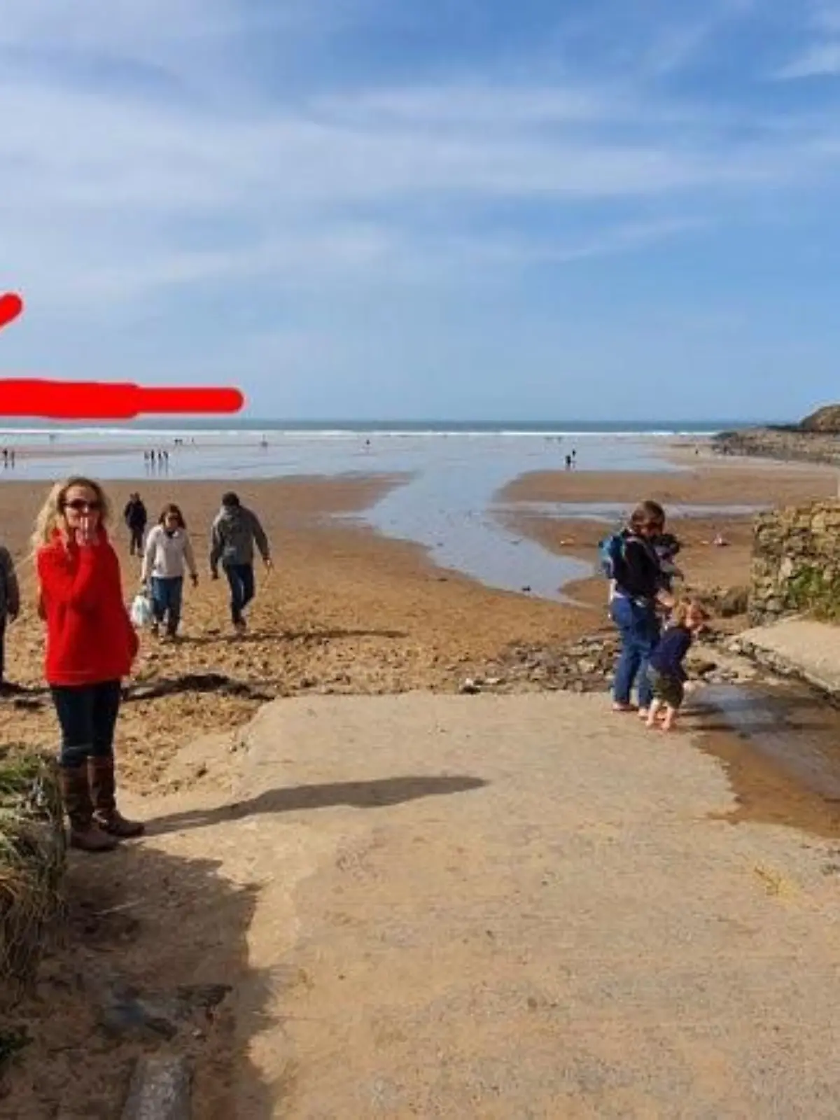 Strand von Saunton Sands-Ehering wiedergefunden