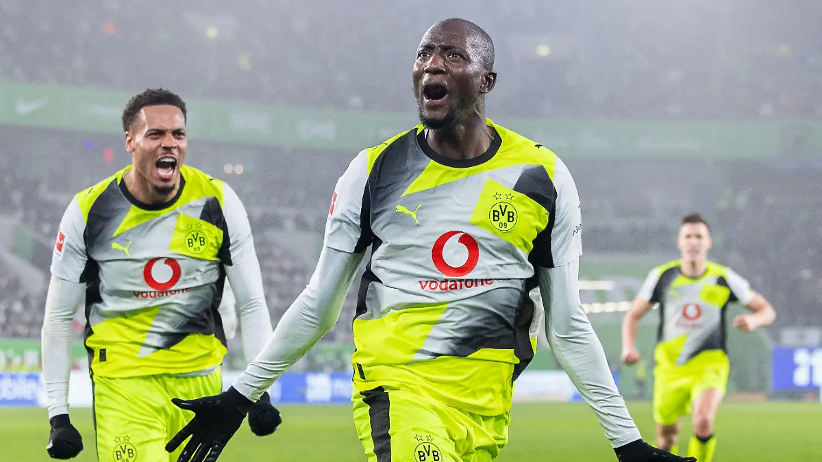 Jubeln Serhou Guirassy (r.) und Felix Nmecha wieder? Das Bundesliga-Spiel Borussia Dortmund gegen Mainz 05 seht ihr bei RTL im Free-TV