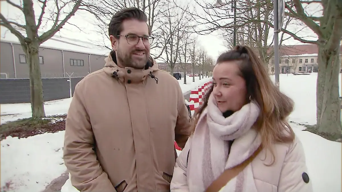 Familie Willer ist erleichtert, die junge Frau endlich getroffen zu haben.