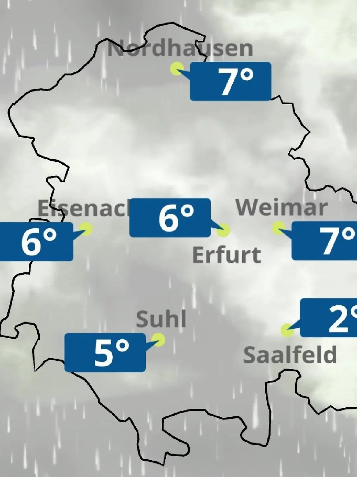 Bild zu: "Thüringen: Wie wird das Wetter?"