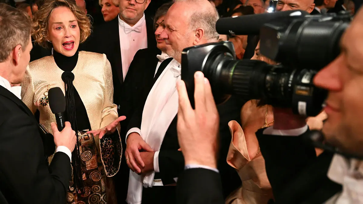 Panik-Attacke von Sharon Stone?