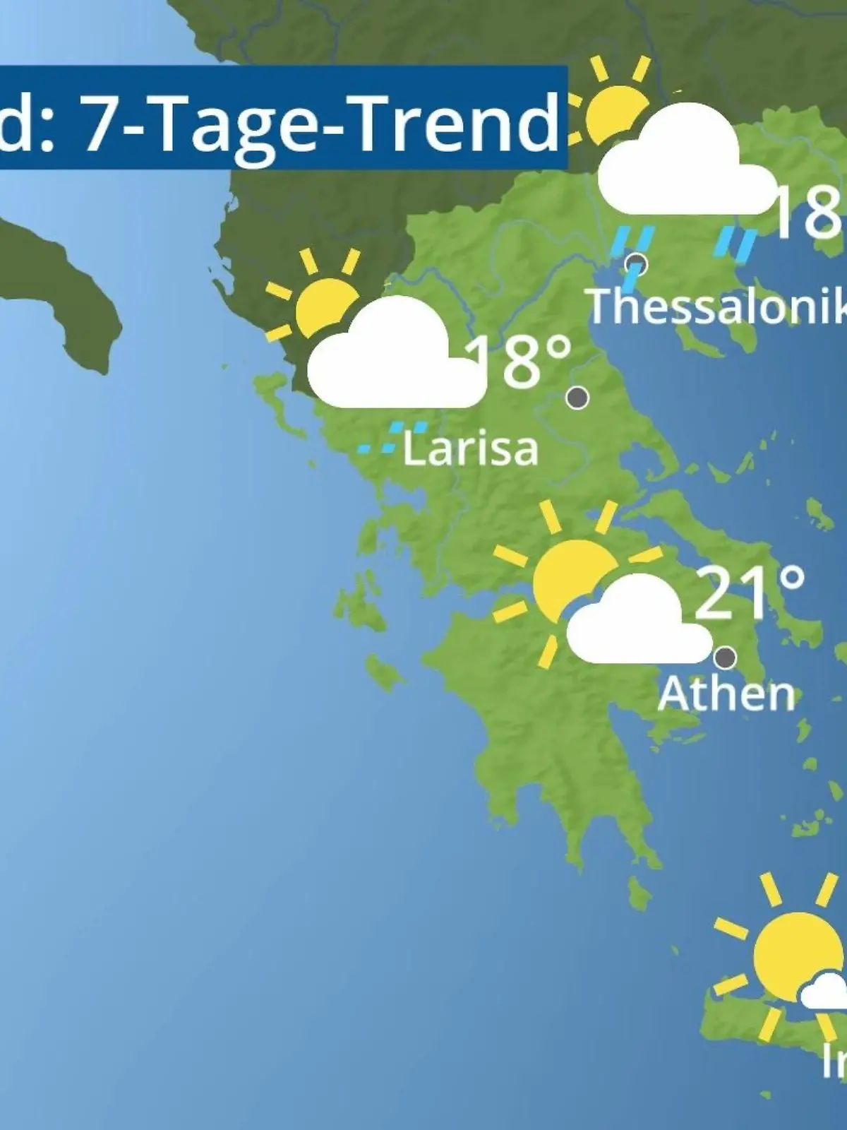 Bild zu: "Griechenland: Wie wird das Wetter?"