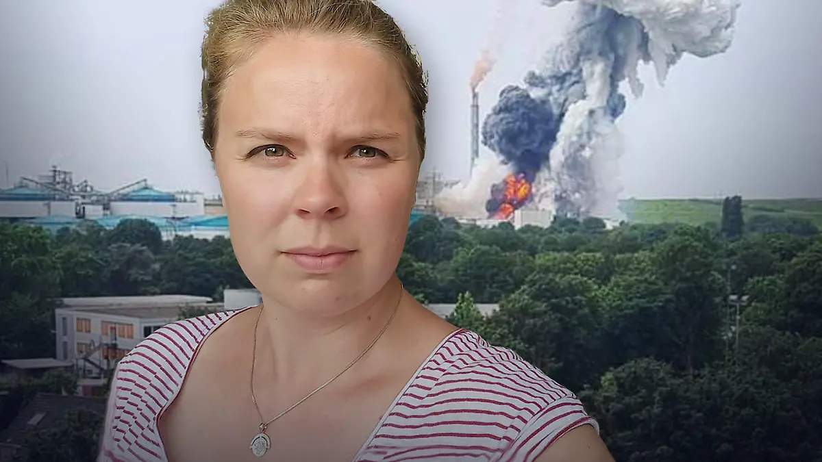 RTL-Redakteurin Johanna Grewer wohnt in der Nähe des Chemparks in Leverkusen, in dem sich am Dienstagvormittag eine Explosion ereignete.