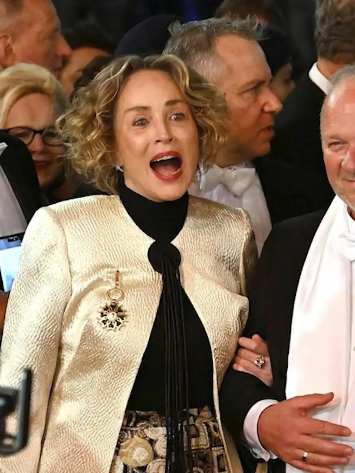 Bild zu: "Aus diesem Grund flüchtet Sharon Stone!"