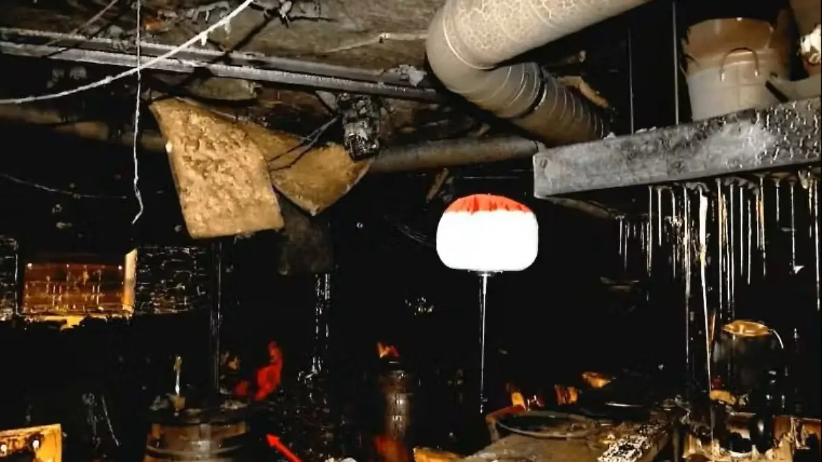 Das Feuer hat in der kompletten Bar „Le Constellation” gewütet.