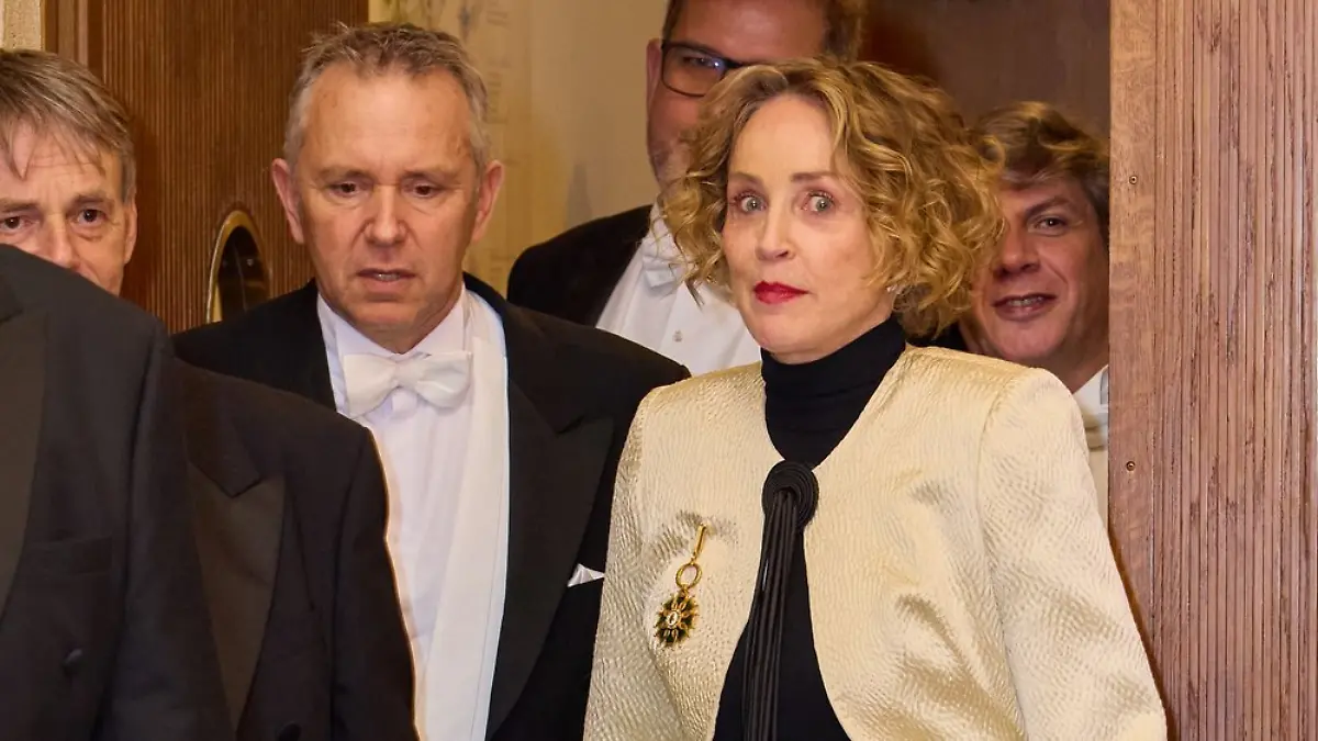 Sharon Stone am 12. Februar 2026 in der Wiener Staatsoper. 