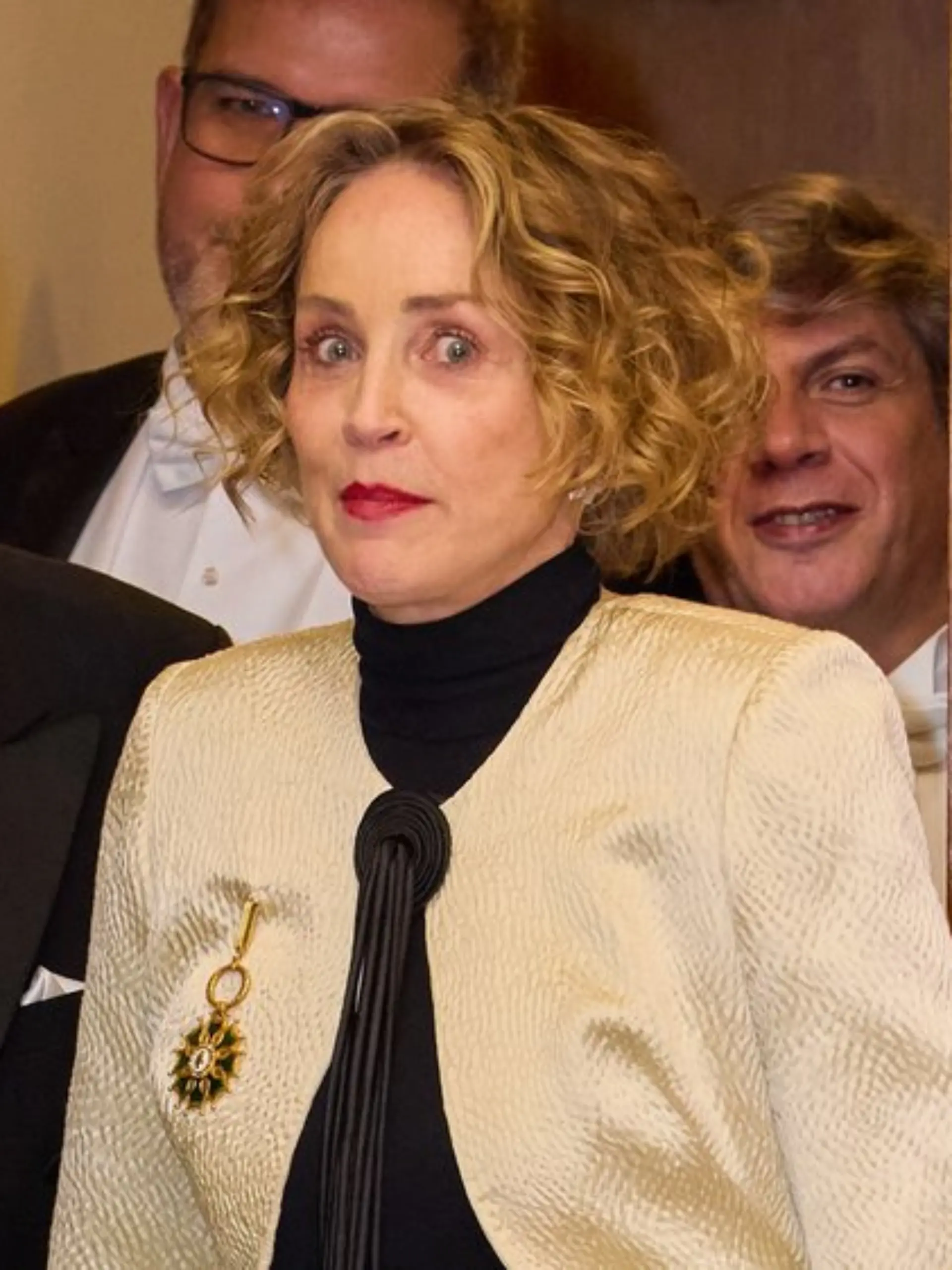 Sharon Stone am 12. Februar 2026 in der Wiener Staatsoper.