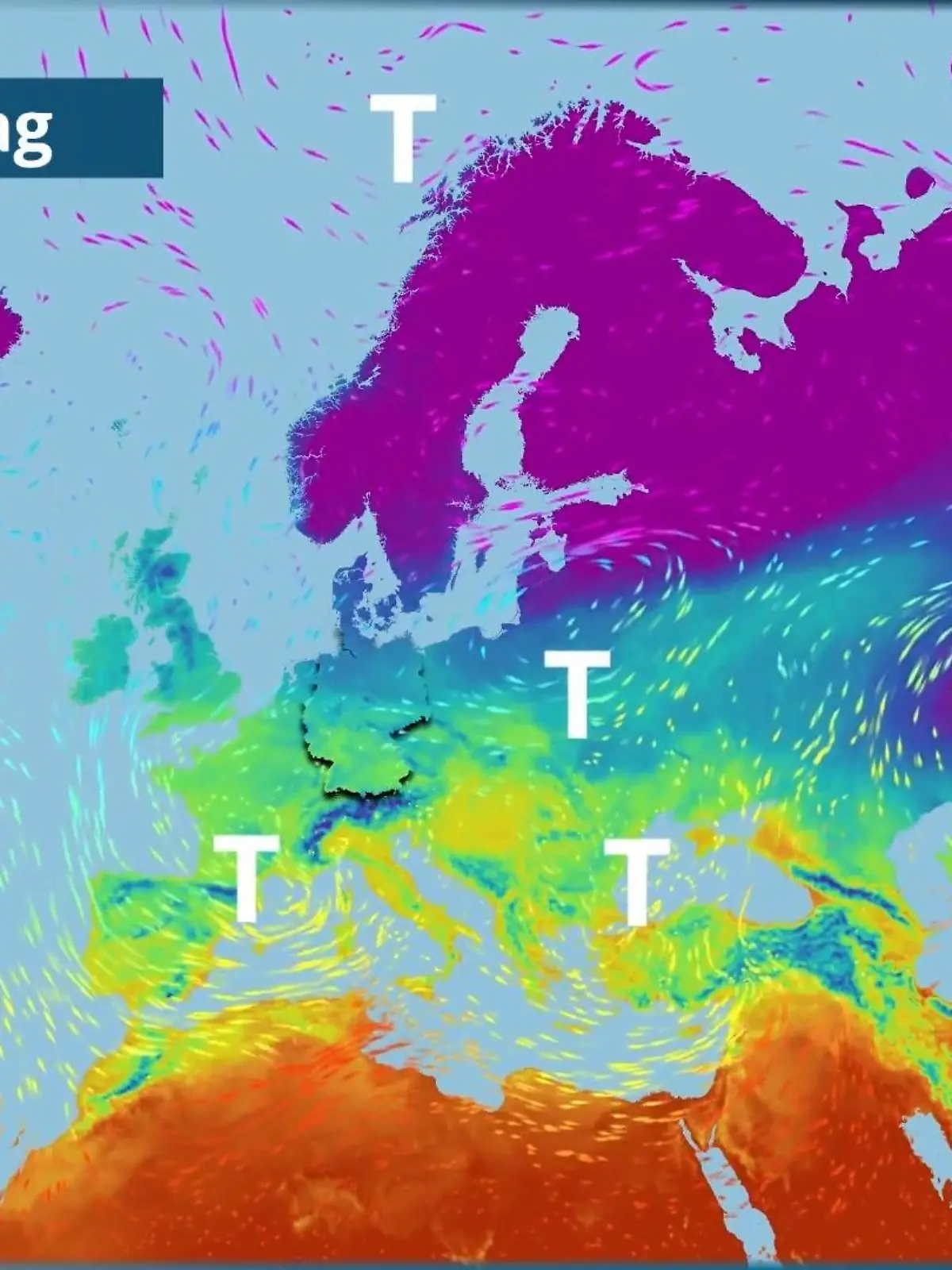 Bild zu: "Wintercomeback: So breitet sich die kalte Luft am Wochenende aus"