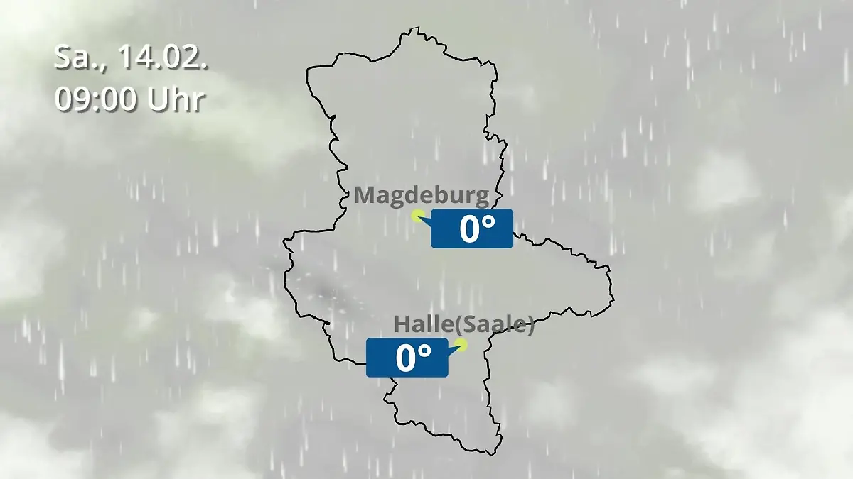Sachsen-Anhalt: Wie wird das Wetter? Regen und Wolkenfilm für Halle und Magdeburg