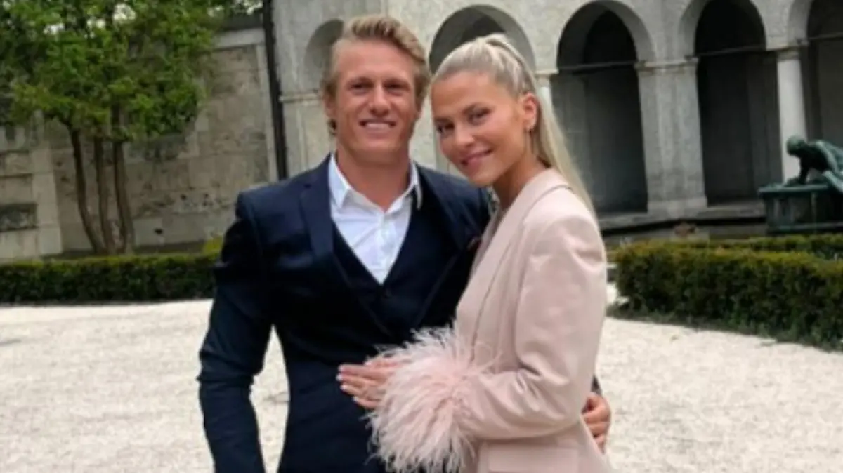 Gemeinsam mit Profi-Sportler Dominik Gührs ist Valentina Pahde auf einer Hochzeit.