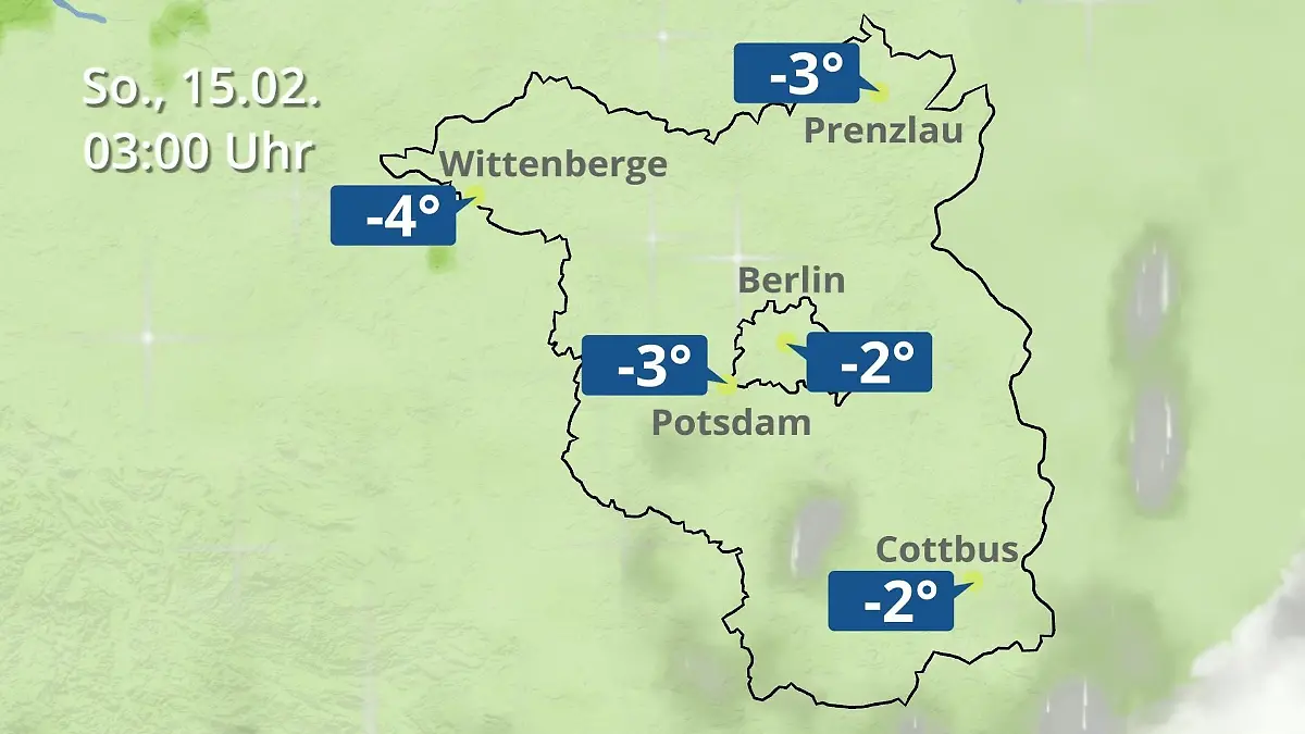 Berlin und Brandenburg: Wie wird das Wetter? Regen- und Wolkenfilm für Potsdam, Cottbus und Wittenberge