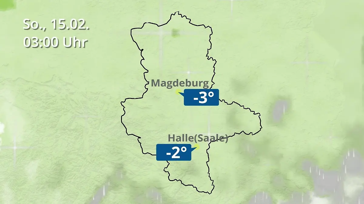 Sachsen-Anhalt: Wie wird das Wetter? Regen und Wolkenfilm für Halle und Magdeburg