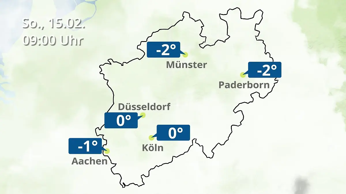 Nordrhein-Westfalen: Wie wird das Wetter? Regen- und Wolkenfilm für Köln, Düsseldorf und Münster